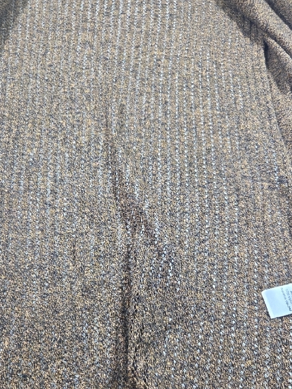 Maurices Long Open-Front Cardigan Jacket Boho Heathered Brown Lagenlook Cotton - Picture 13 of 14